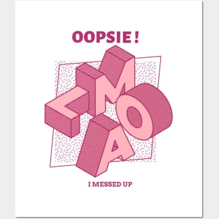 oopsie Posters and Art